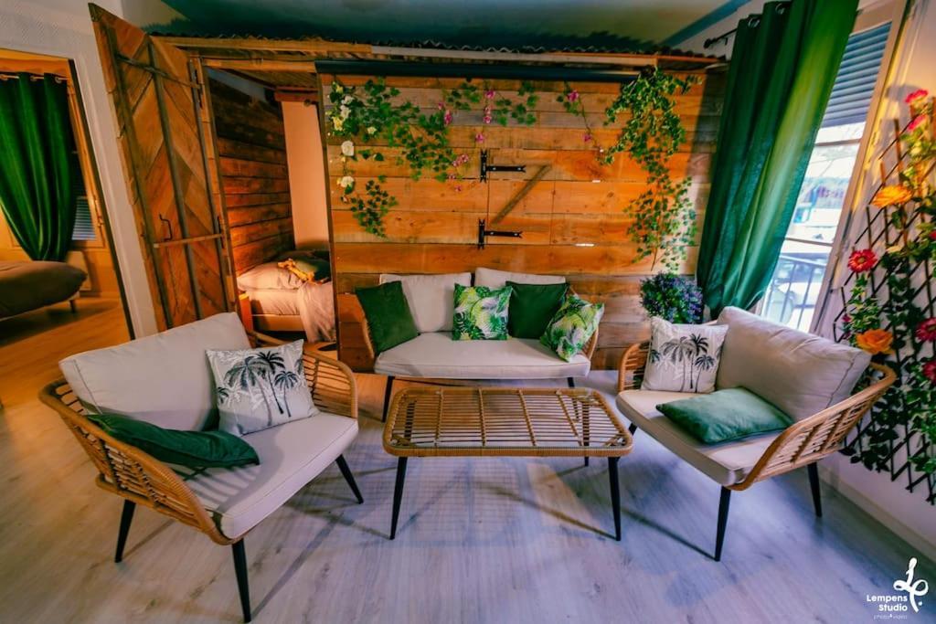 Appartement La Cabane Du Jardin Troyes Exterior foto