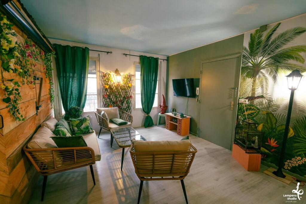 Appartement La Cabane Du Jardin Troyes Exterior foto