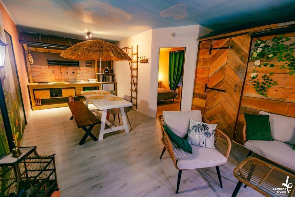 Appartement La Cabane Du Jardin Troyes Exterior foto
